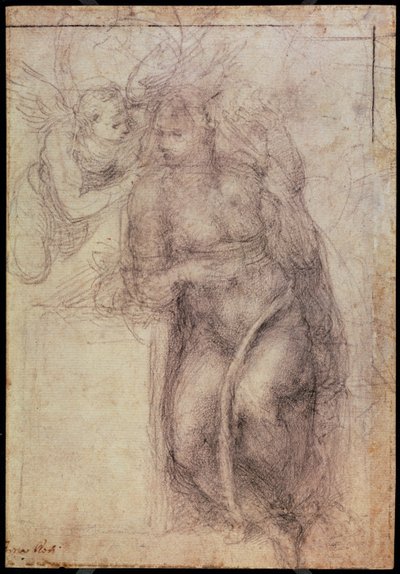 Studie für die Verkündigung, 1547 von Michelangelo Buonarroti